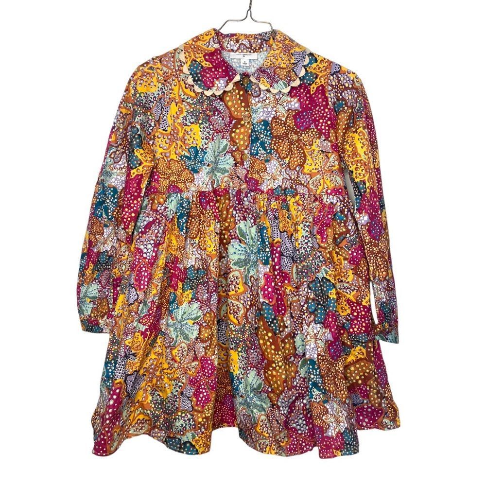 Kiki Vargas Patterned Babydoll Top